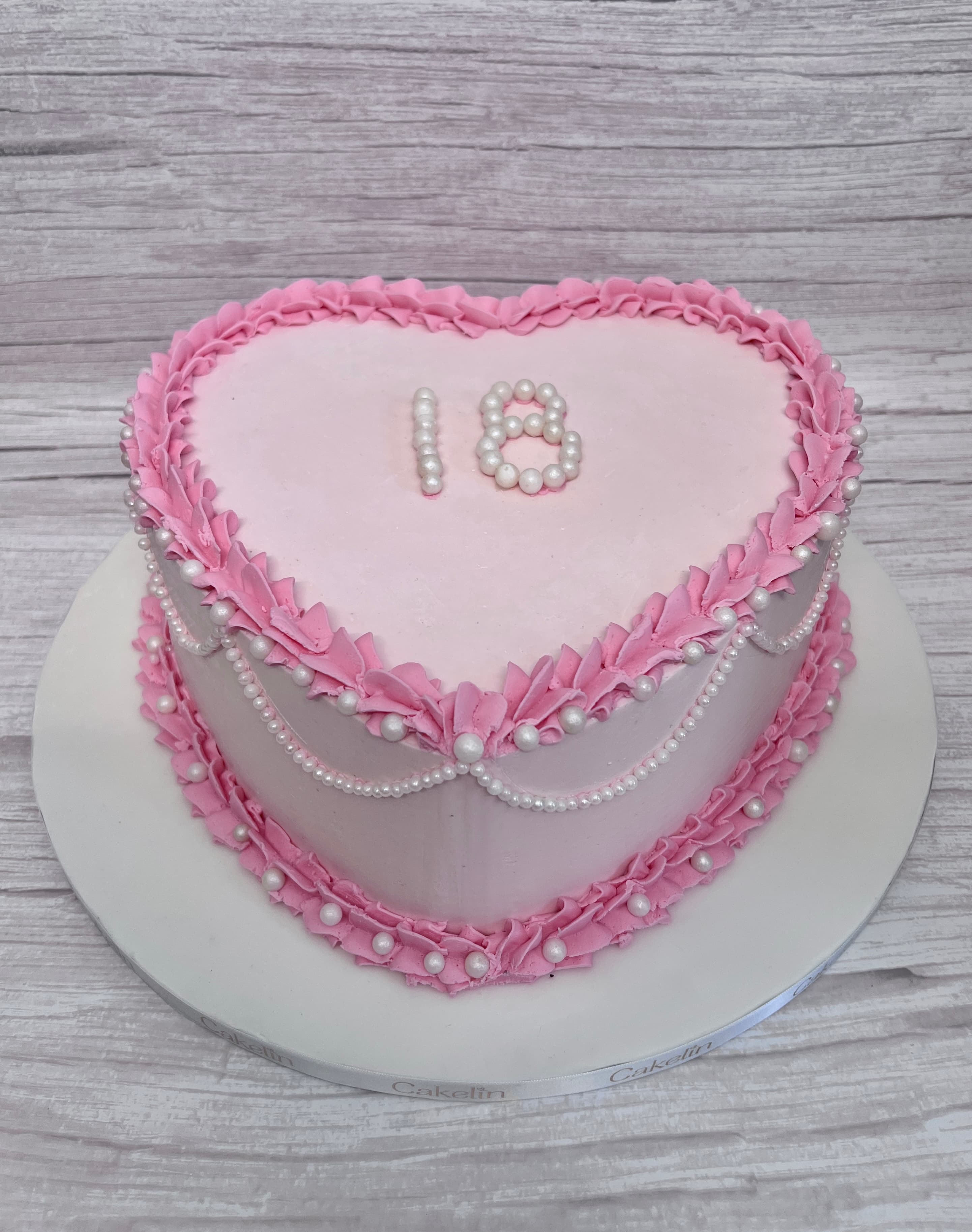Vintage Heart Cake