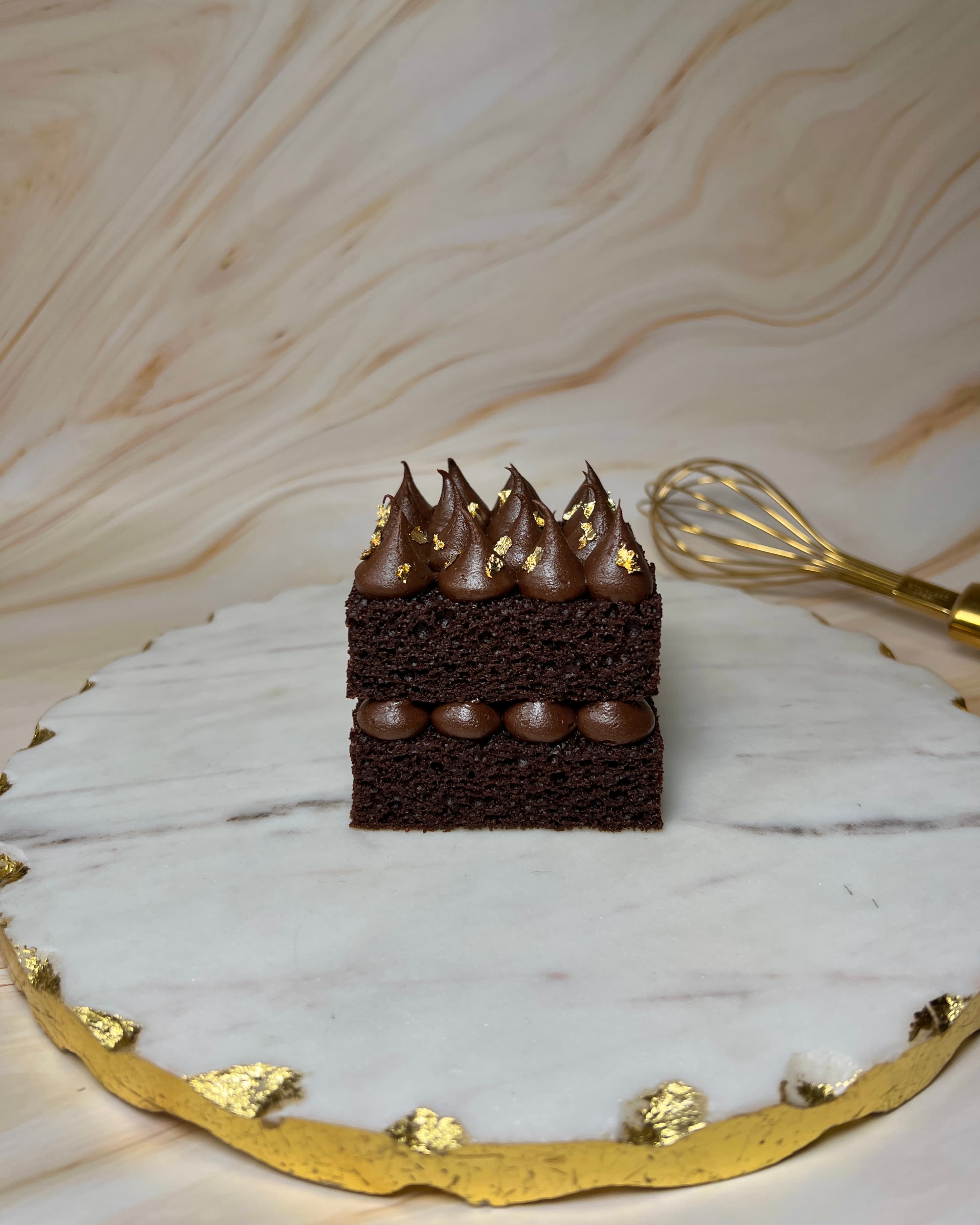 Vegan Chocolate Dream cake slice