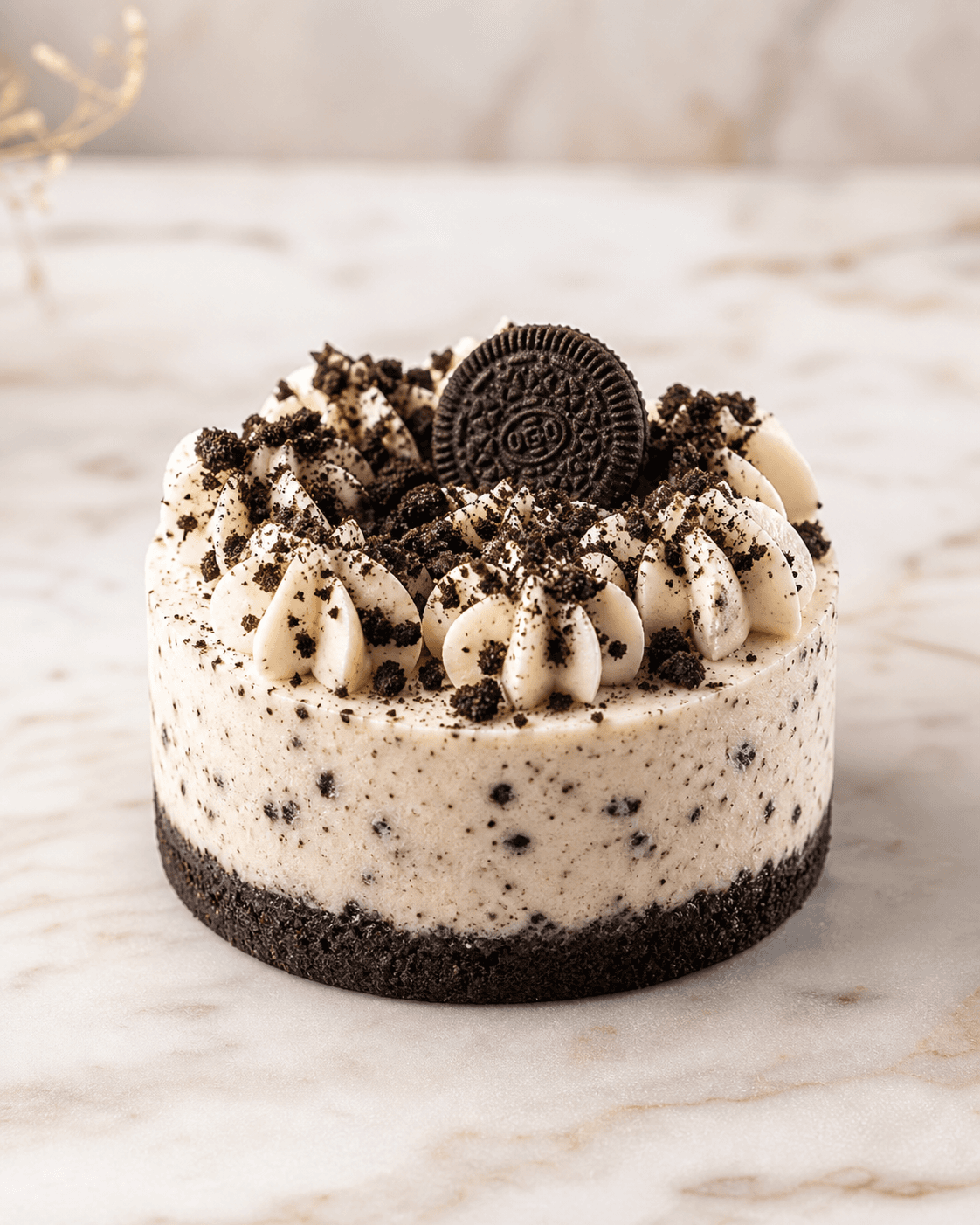 Cookies and cream cheesecake